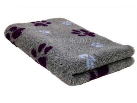 Tapis Drybed® Antidérapant Gris Grosses Pattes Parmes Drybed® Antidérapant Gris Grosses Pattes Parmes
