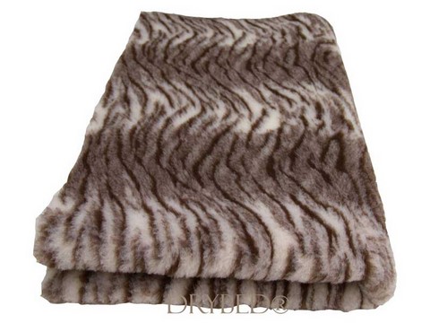 Drybed® Antidérapant Tigre Magnolia et Chocolat Tapis Drybed® Antidérapant Tigre Magnolia et Chocolat