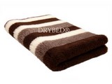 Tapis Drybed® Antidérapant Rayures Marron